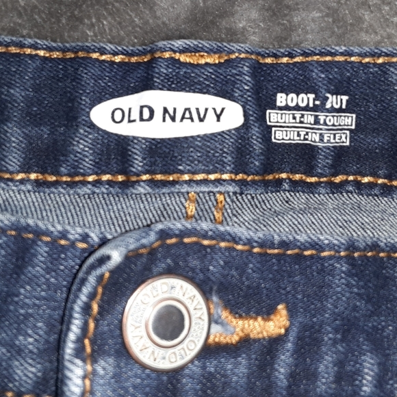 Old Navy Blue Jeans, Boys size 16, Bootcut, adjustable waist band - Picture 3 of 4